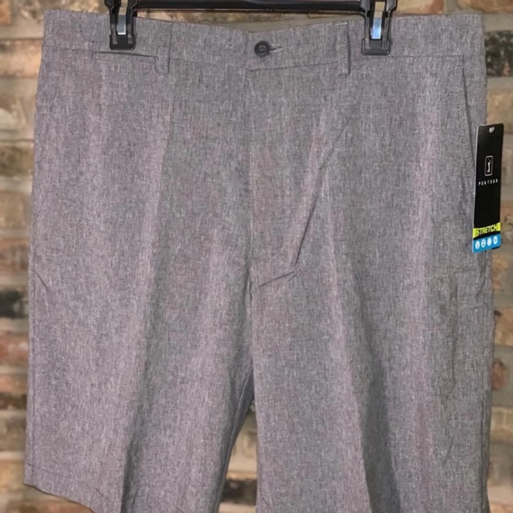 PGA Tour Men’s Golf Shorts Grey 36 MotionFlux 360